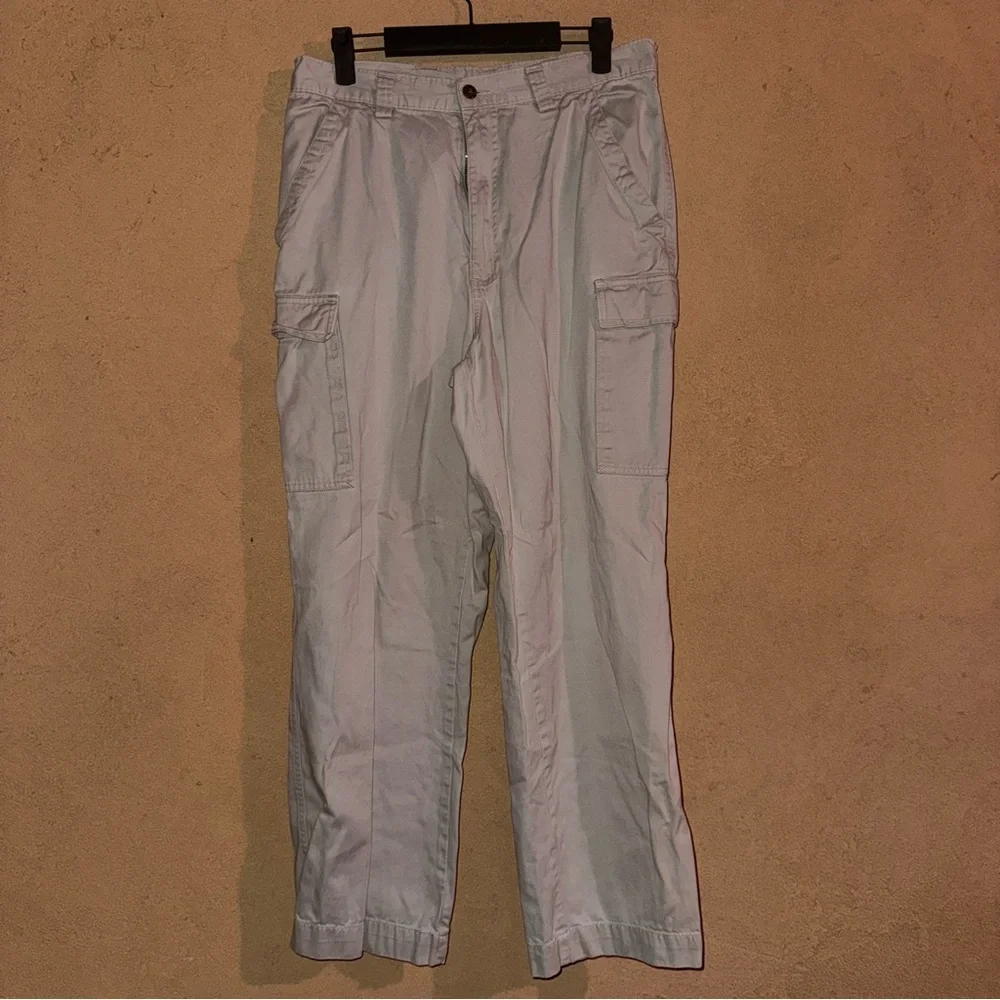 Haggar Men's Light Gray Cargo Pants